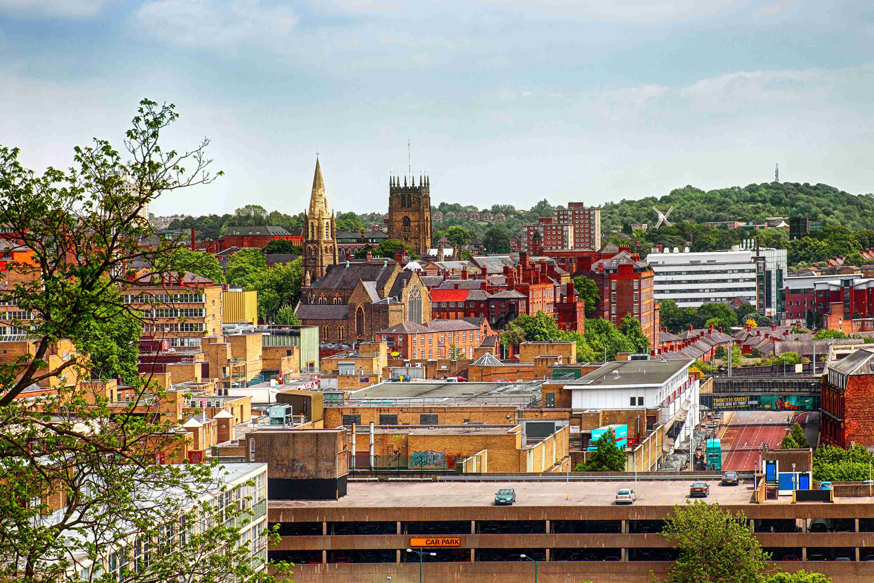 Nottingham city scape