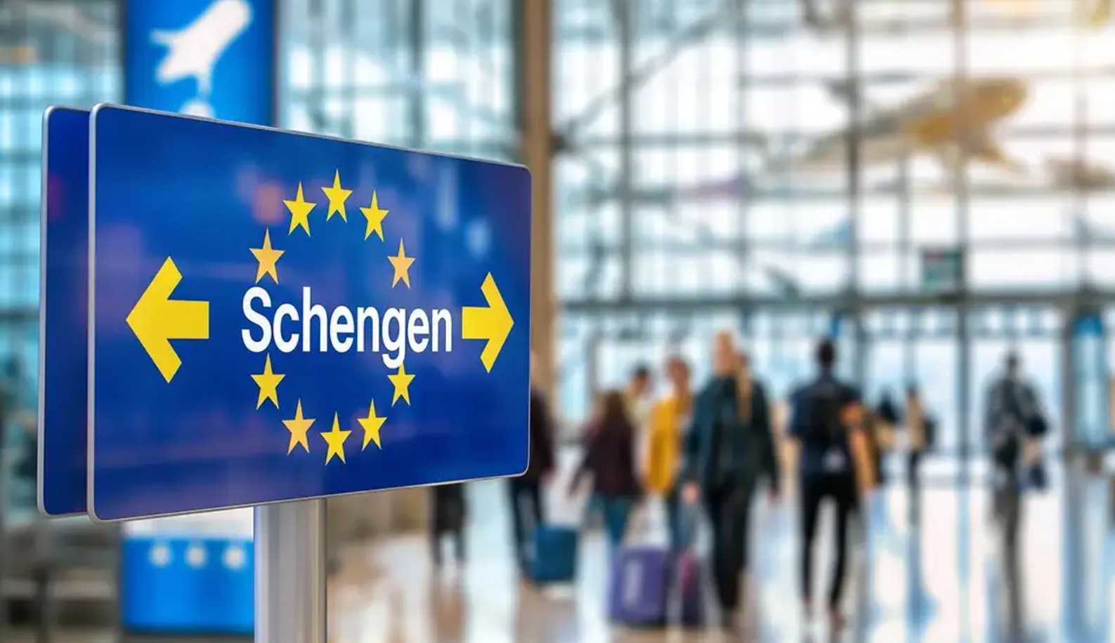 Arrived at Schengen