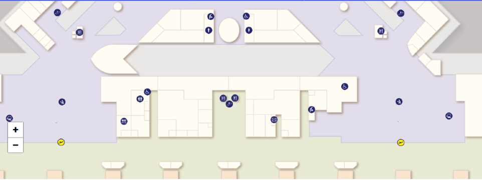 香港國際機場入境大廳 (Landside) 休息區