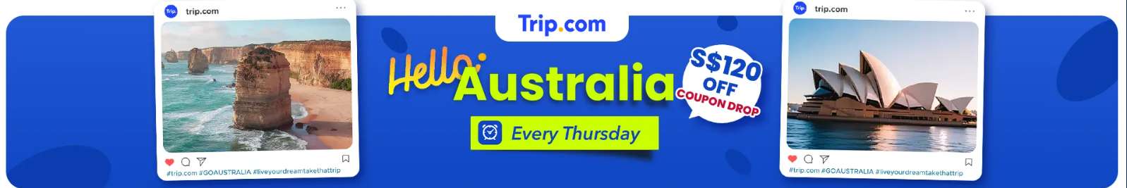 Trip.com Promo Code Singapore: Australia promo Som Nit Born Promo Code