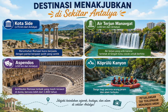 **Wisata Sekitar Antalya**