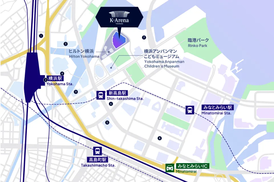  JJ LIN ''JJ20'' WORLD TOUR - TOKYO K-Arena Transportation Guide