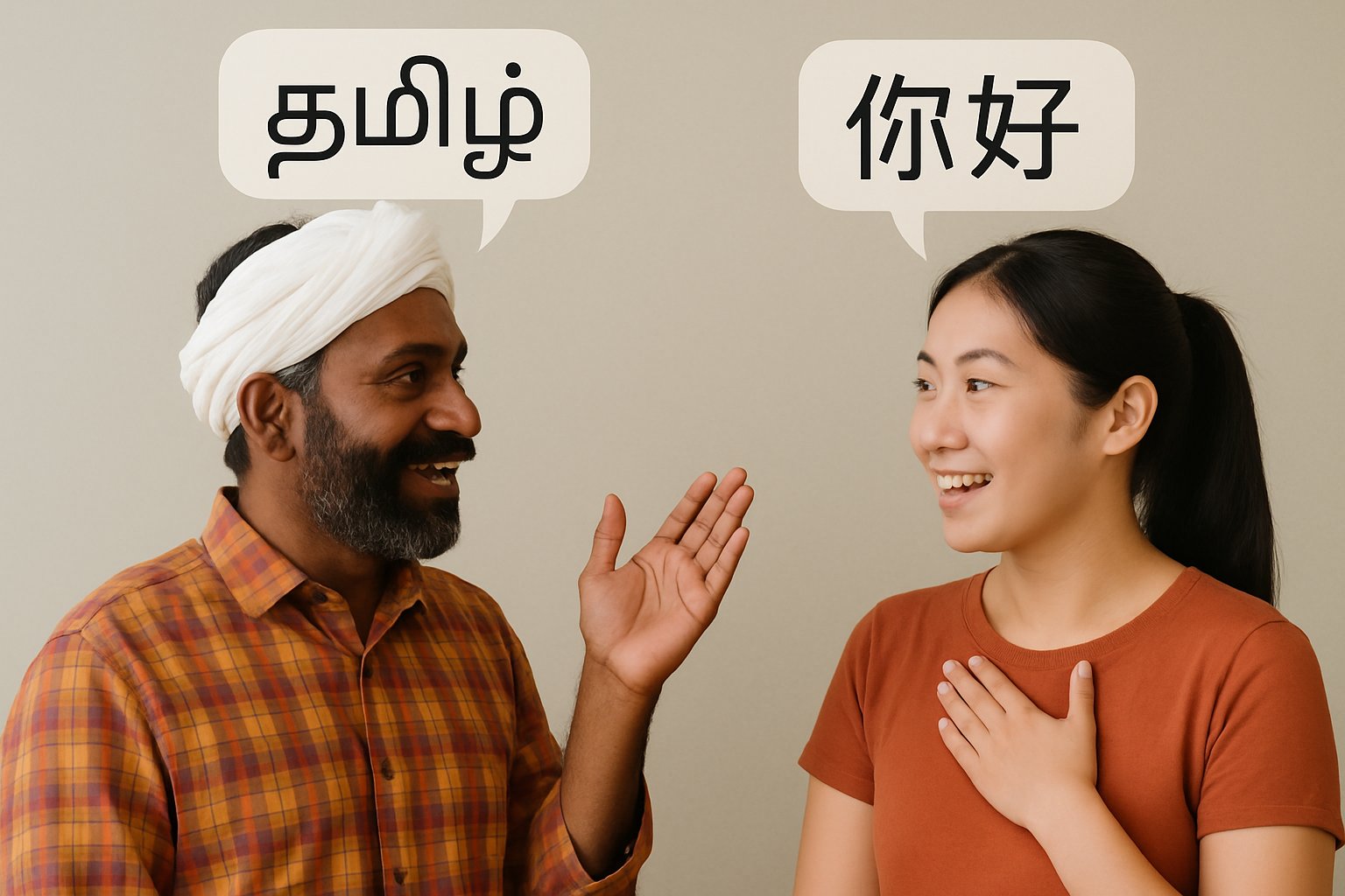 Language & Communication between Indian Guy and Chinese Girl Kuala Lumpur