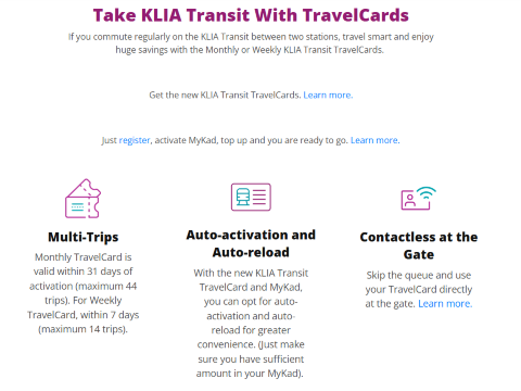Biglietto per il KLIA Transit