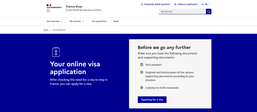 France Visa Application