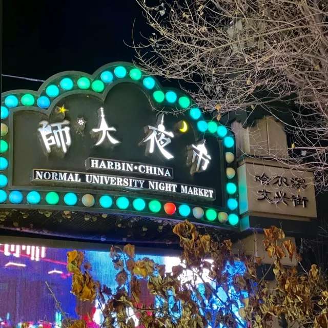Harbin Normal University Night Market