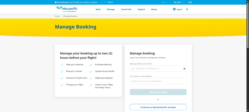 How to Add Baggage in Cebu Pacific After Booking