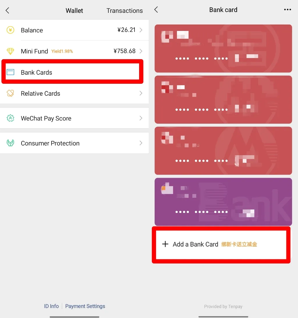 How to Link Foreign Credit Card to WeChat