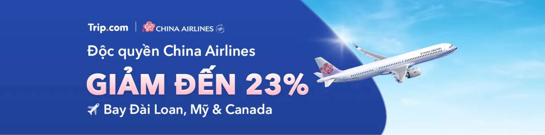 Ưu đãi độc quyền cùng China Airlines