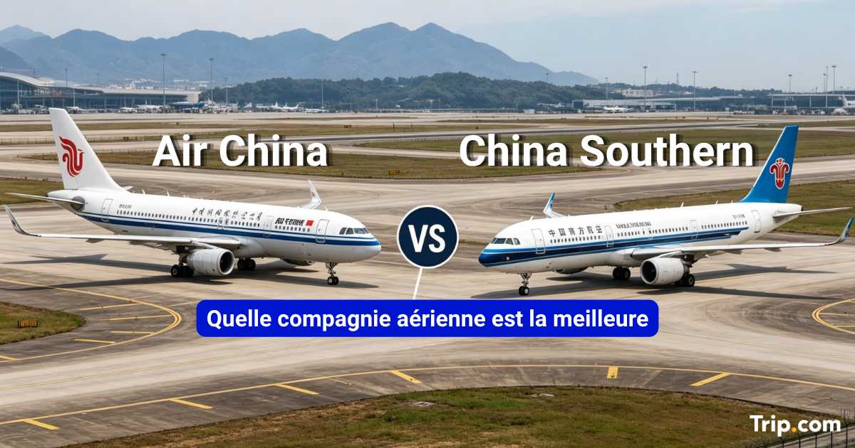 Air China ou China Southern : quelle est la meilleure