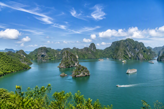 バイトゥロン湾の風景