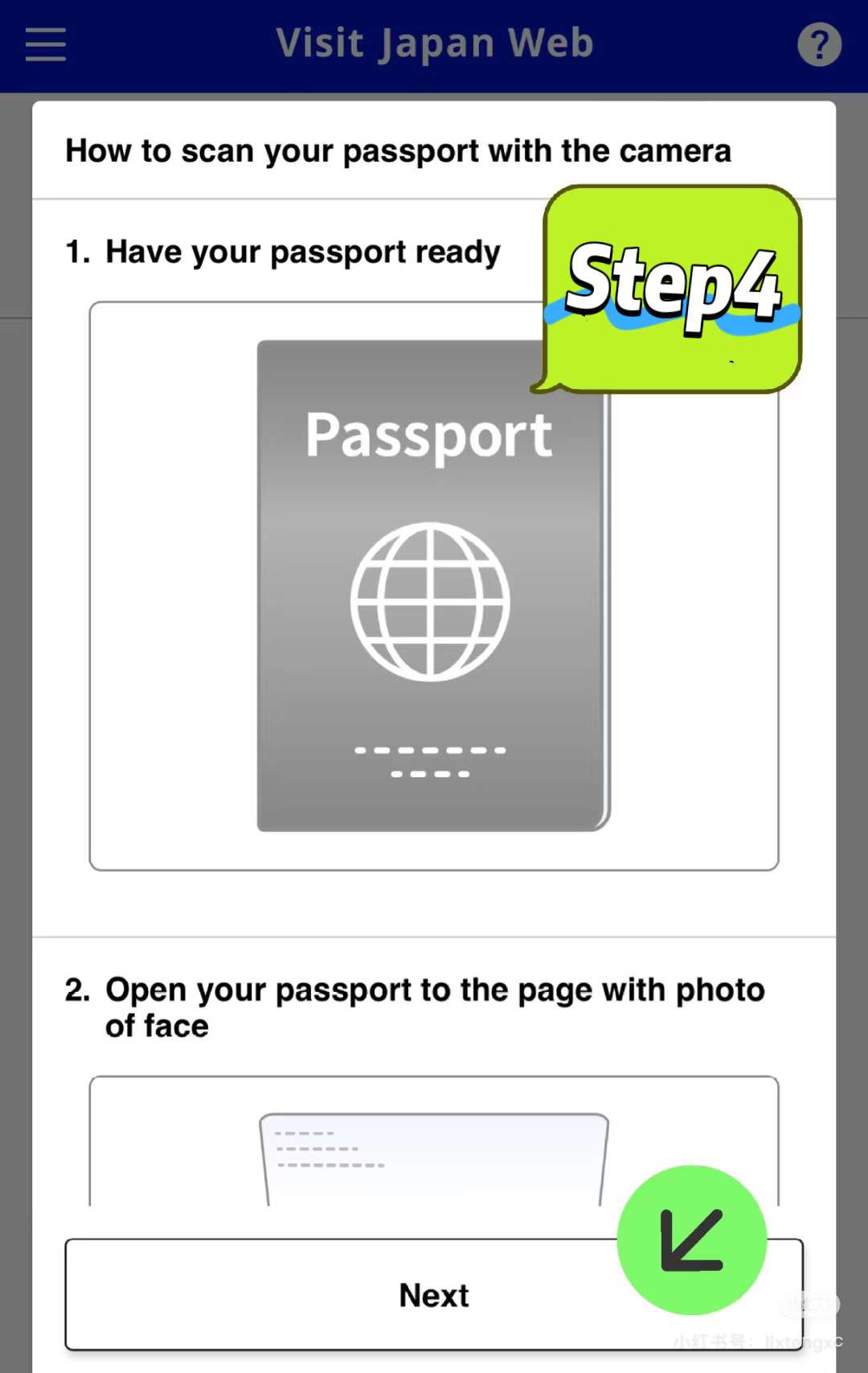 4. Masuk dan Periksa Informasi Passport dan Kirim Aplikasi: