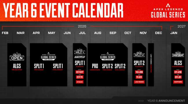 ALGS Full Schedule, Locations, and Dates