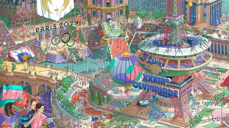 2024 Paris Poster of Olympic Games
