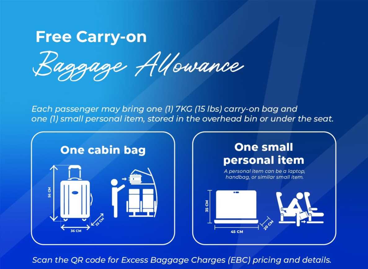 Philippine Airlines Free Baggage Allowance