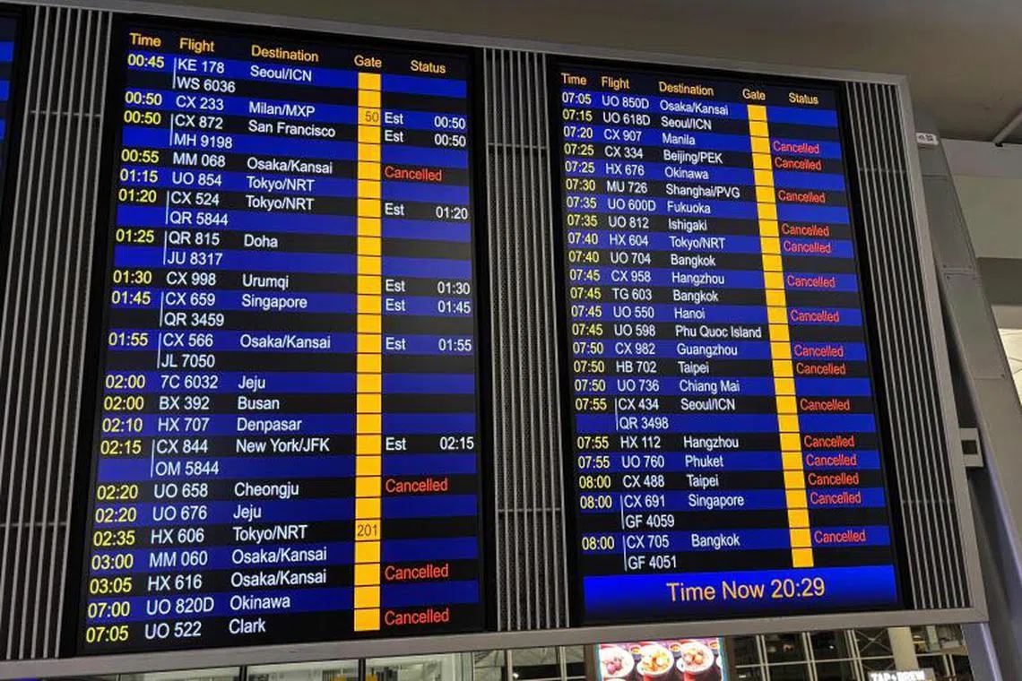 Flight Delay typhoon