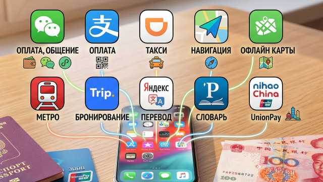ТОП-10 приложений для путешествия в Китай — Alipay, WeChat, DiDi, Trip.com и другие
