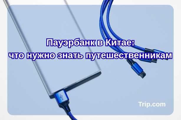 Пауэрбанк в Китае: что нужно знать путешественникам| trip.com