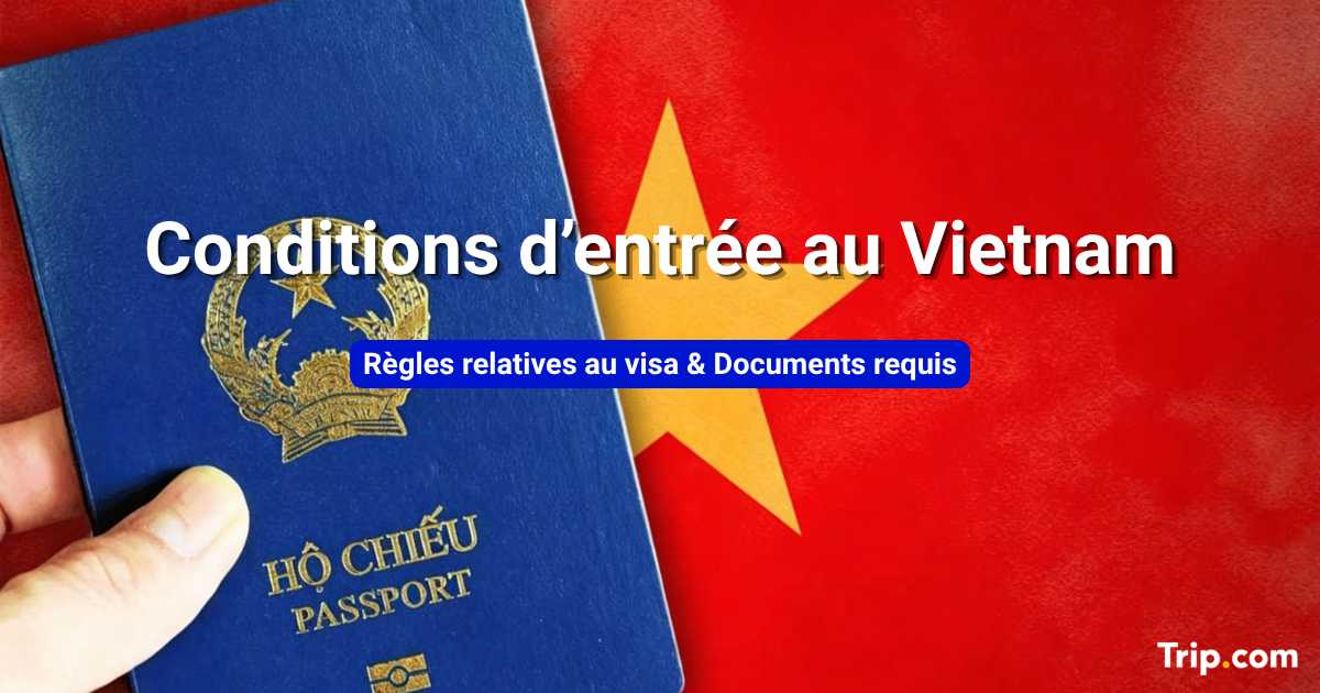 Conditions d'entrée au Vietnam : Faut-il un visa ?