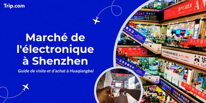 Marché de l'électronique à Shenzhen