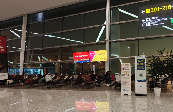 成都天府国際空港での乗り継ぎの手順