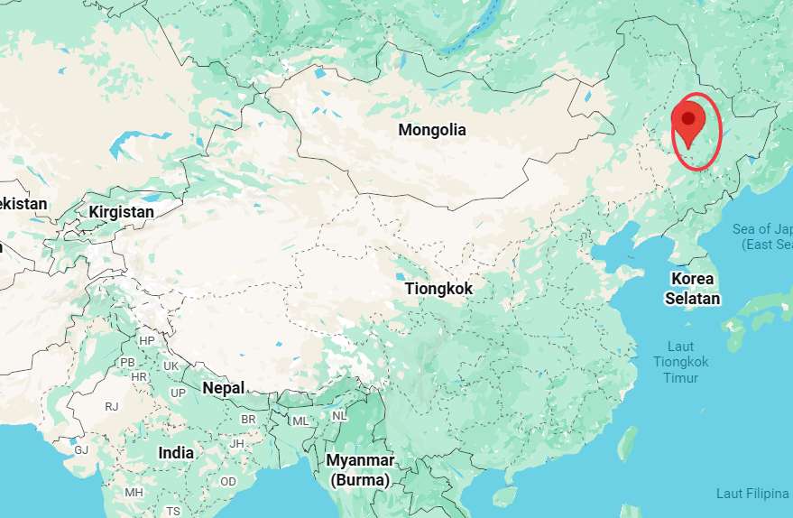 lokasi harbin di china