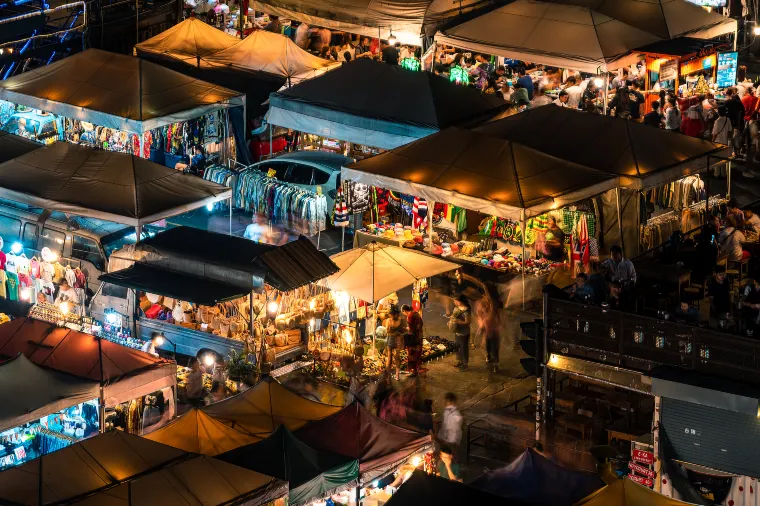 Bangkok Night Market: JJ Night Market Kanchanaburi