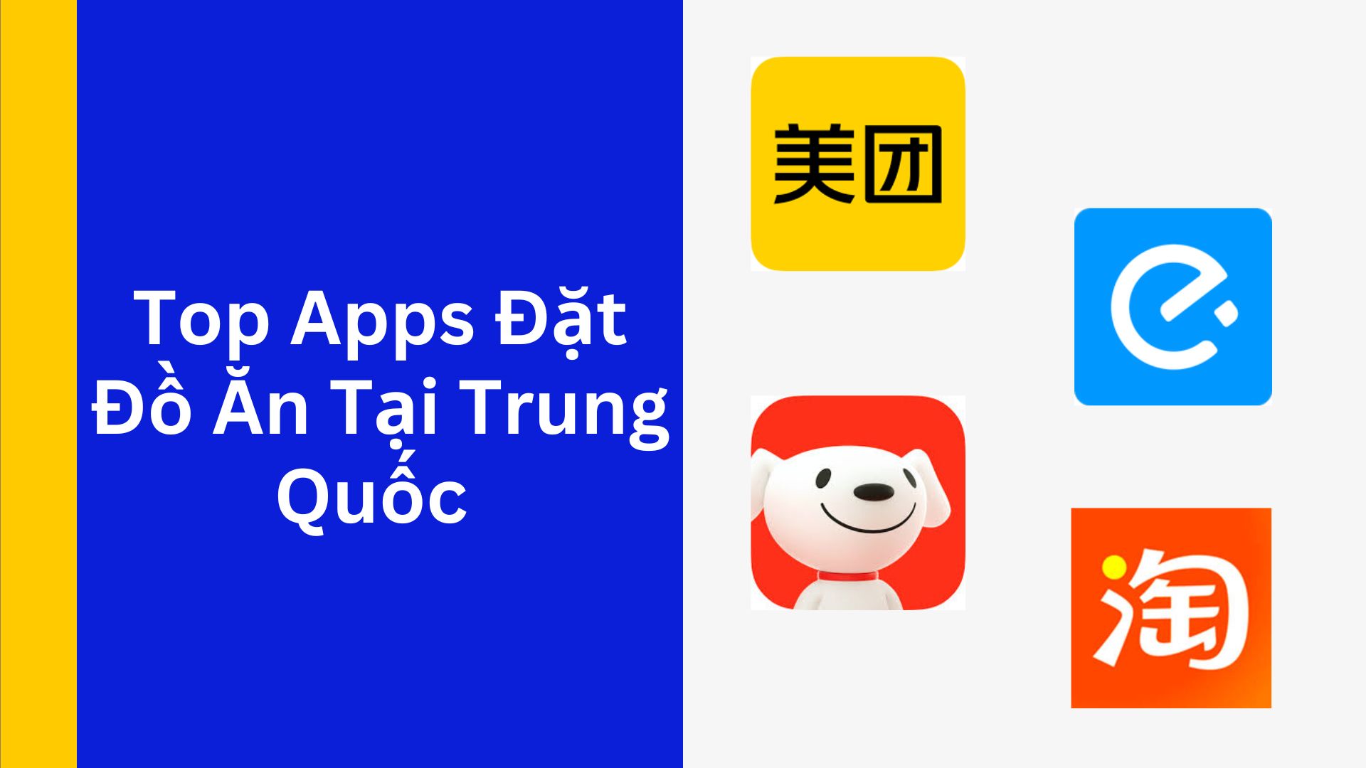 Tổng Quan Về App Đặt Đồ Ăn Trung Quốc