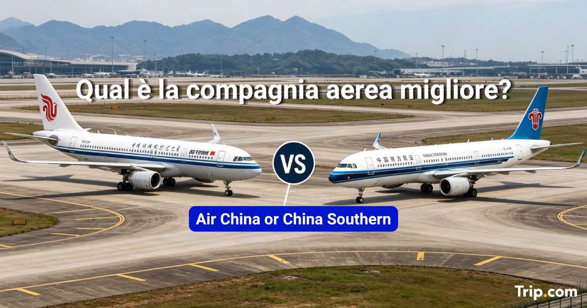 Air China o China Southern: quale compagnia aerea è migliore?