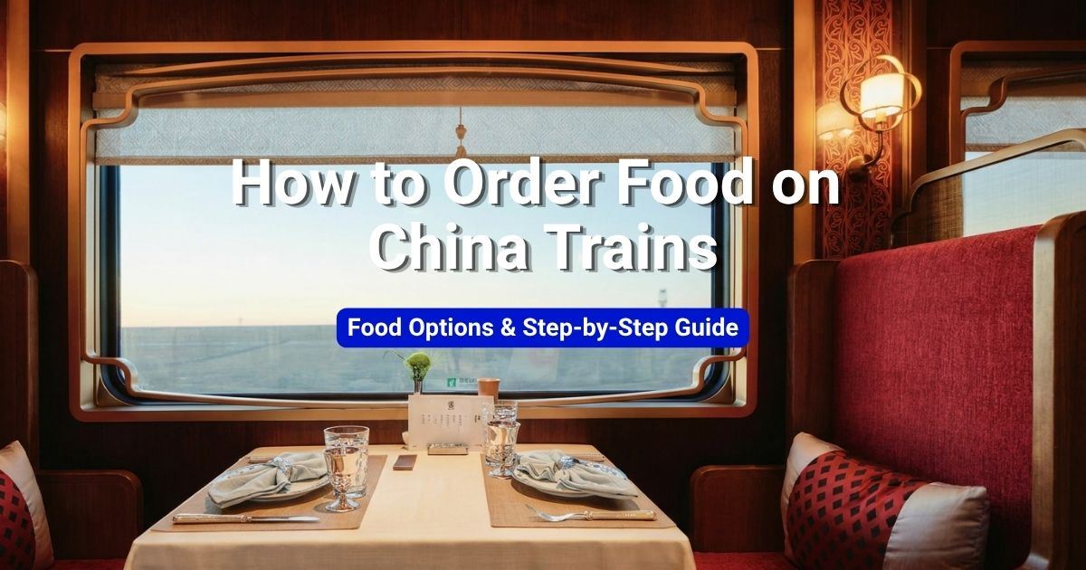 How to Order Food on China Trains
