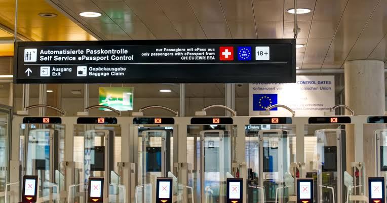 Schengen border