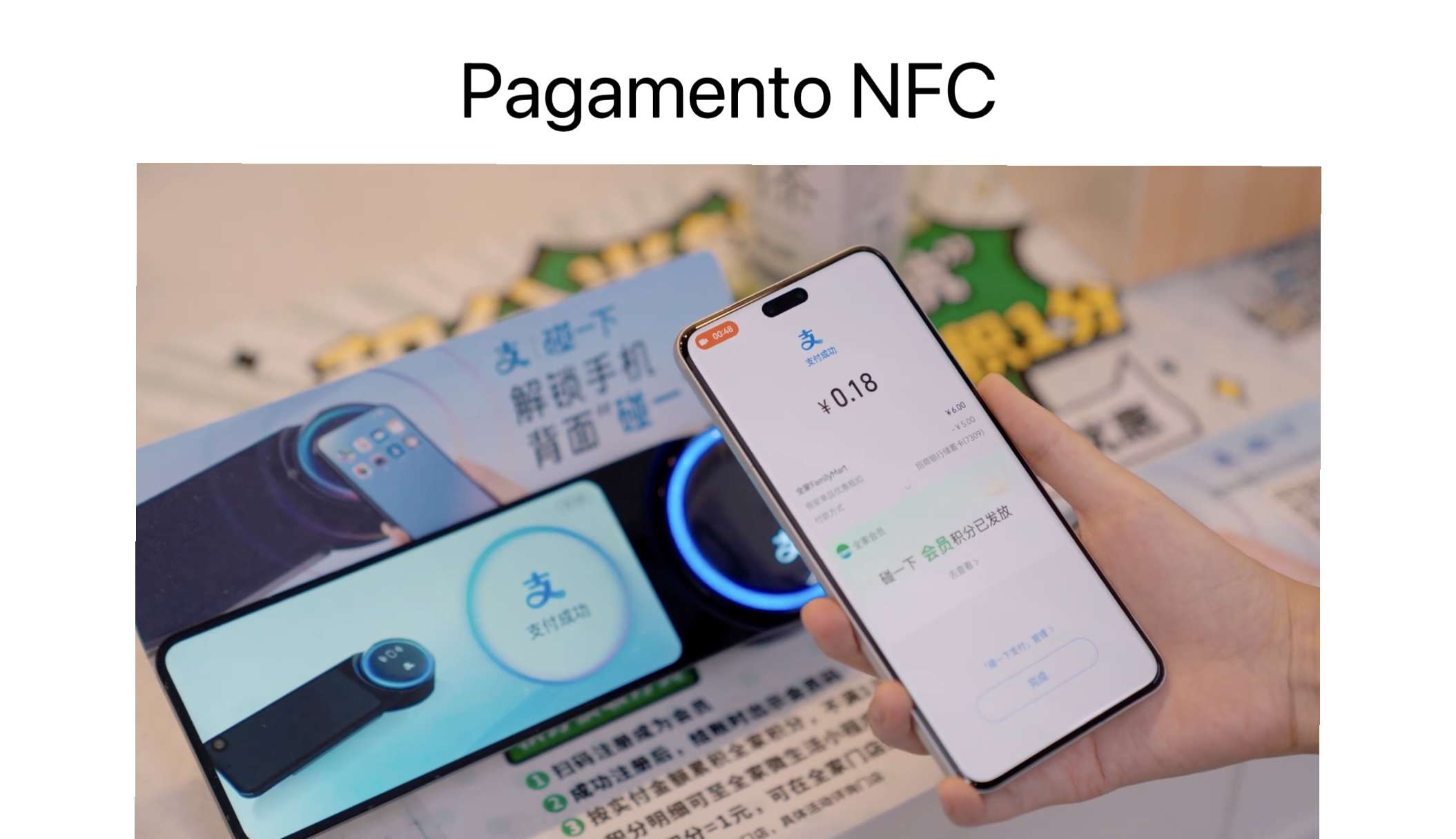 Pagamenti con NFC su Alipay