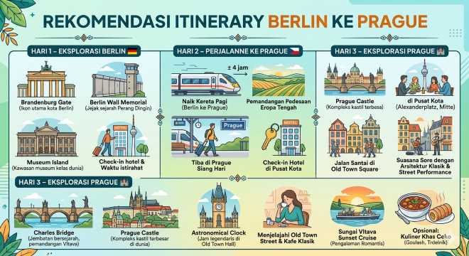 Rekomendasi Itinerary Berlin ke Prague