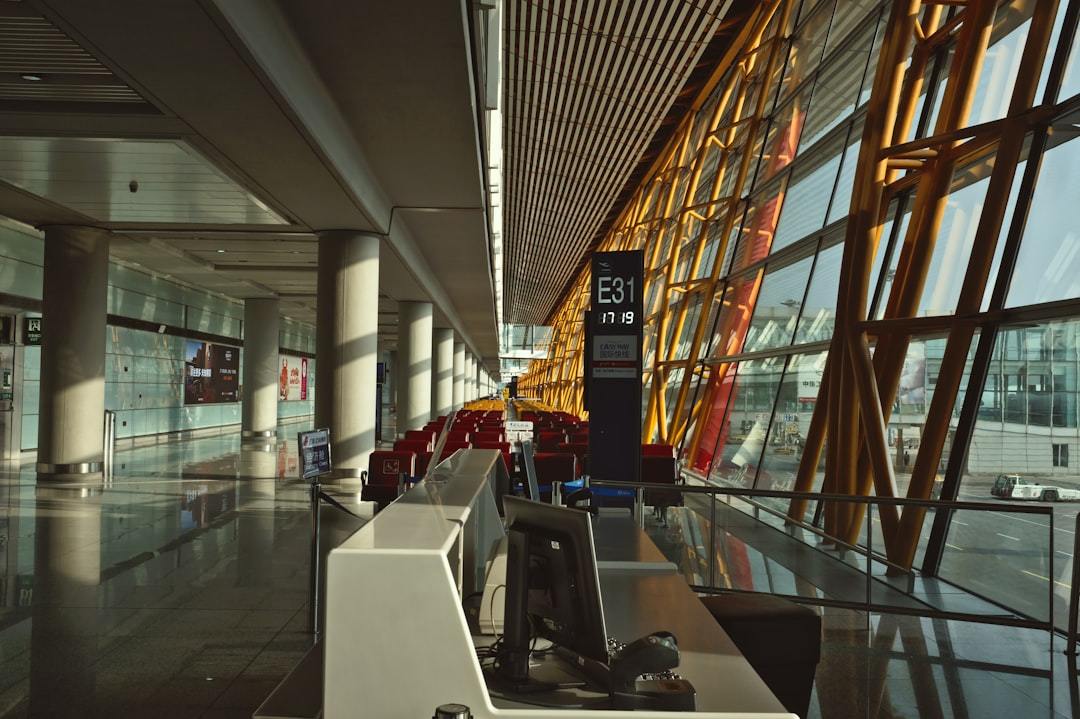 empty airport concierge Via Unsplash (by Eric Prouzet)