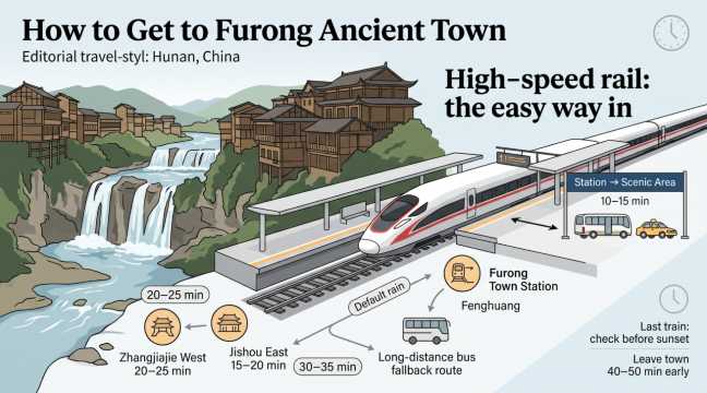 How to Get to Furong Ancient Town by Rail, Road and Air
