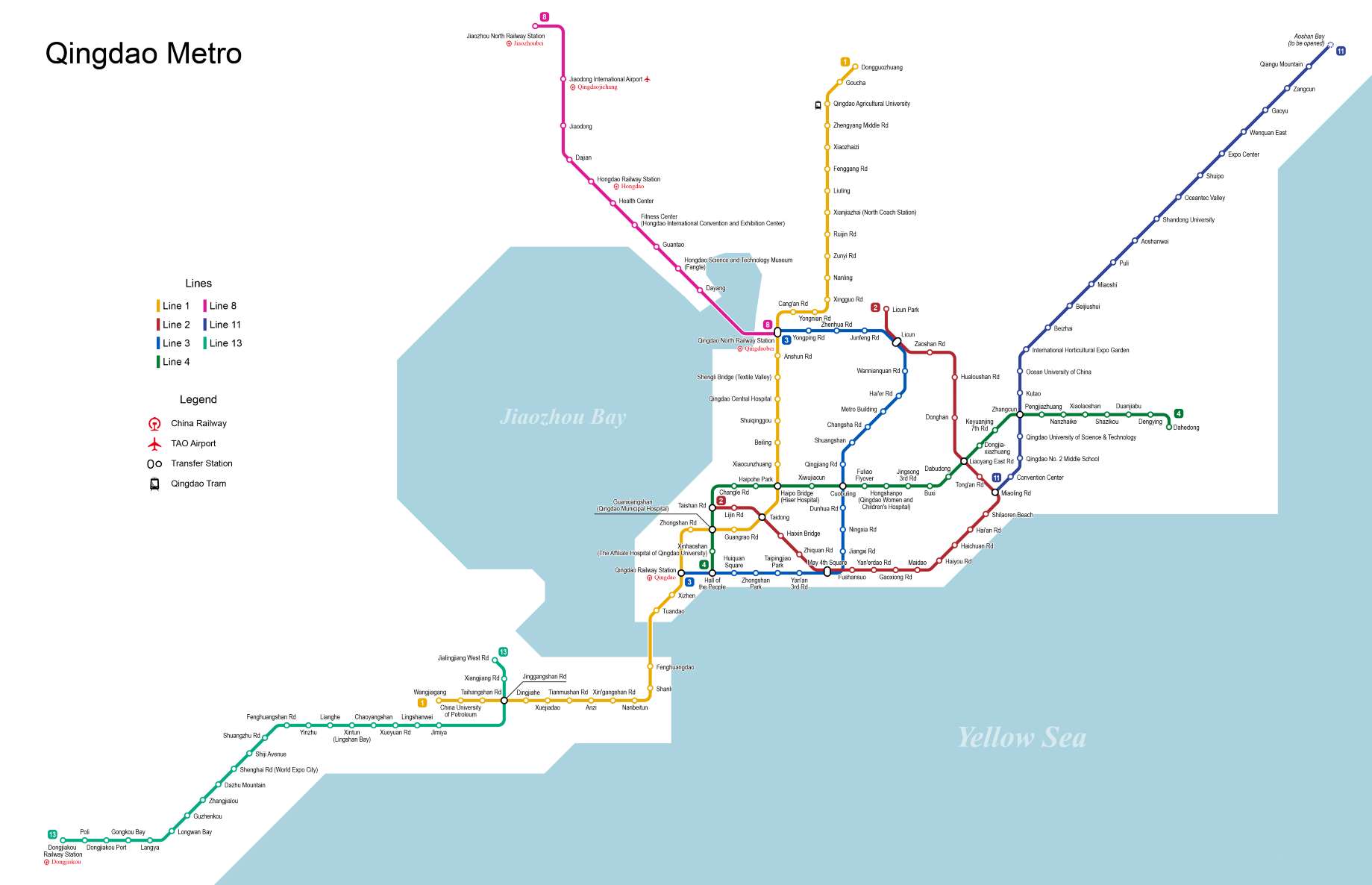 The Qingdao Metro Map 2026 & Navigation