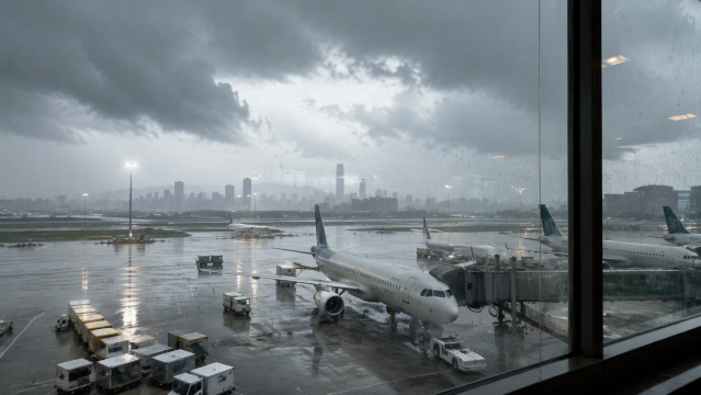 Guangzhou Typhoon Impact Flight