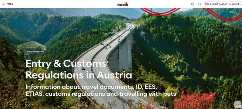 Entry and Customs Austria