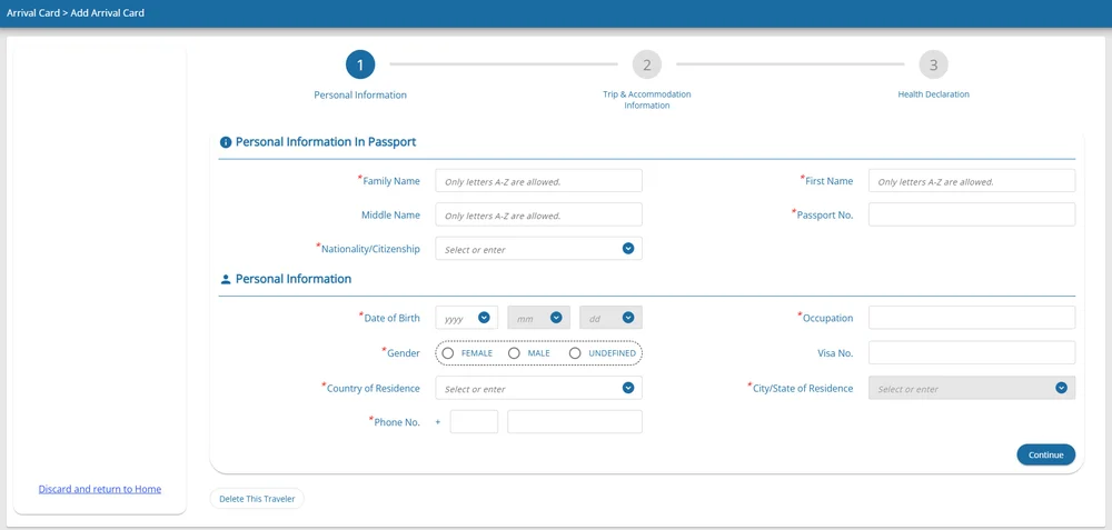 How to Complete the Thailand Digital Arrival Card (TDAC)