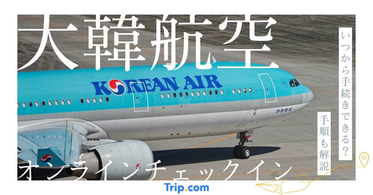 大韓航空オンラインチェックインのやり方｜並ばず乗れる簡単手順