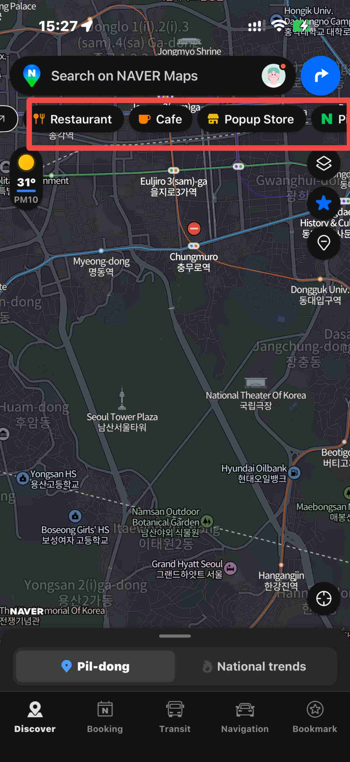 Find Restaurants, Cafés and Attractions With Naver Map