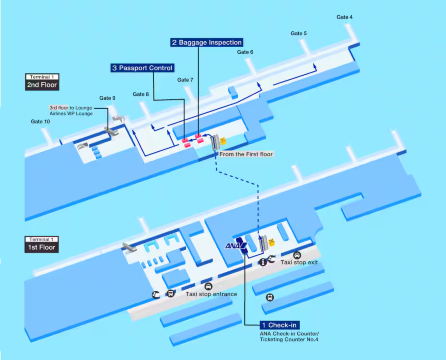 Songshan Airport - Terminal Layout