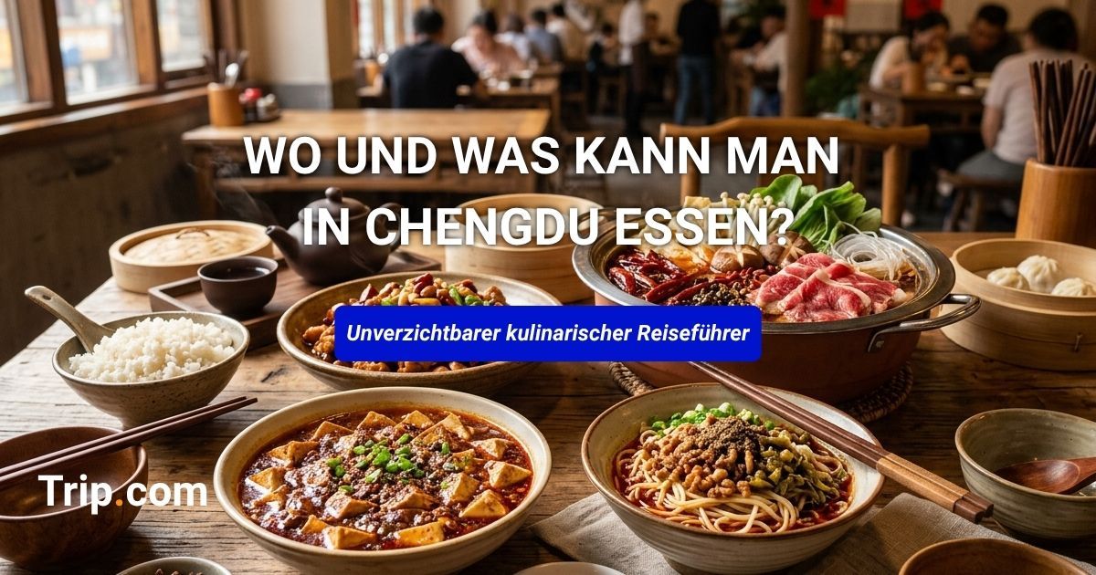 Essen in Chengdu: Beste Gerichte & kulinarische Viertel