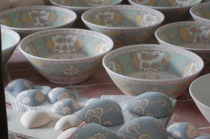 バッチャン焼の箸置き