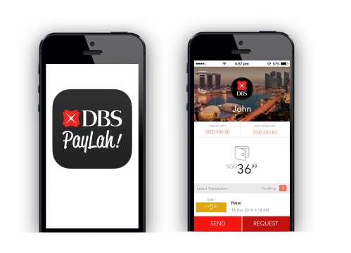 Transfer Money DBS PayLah! App