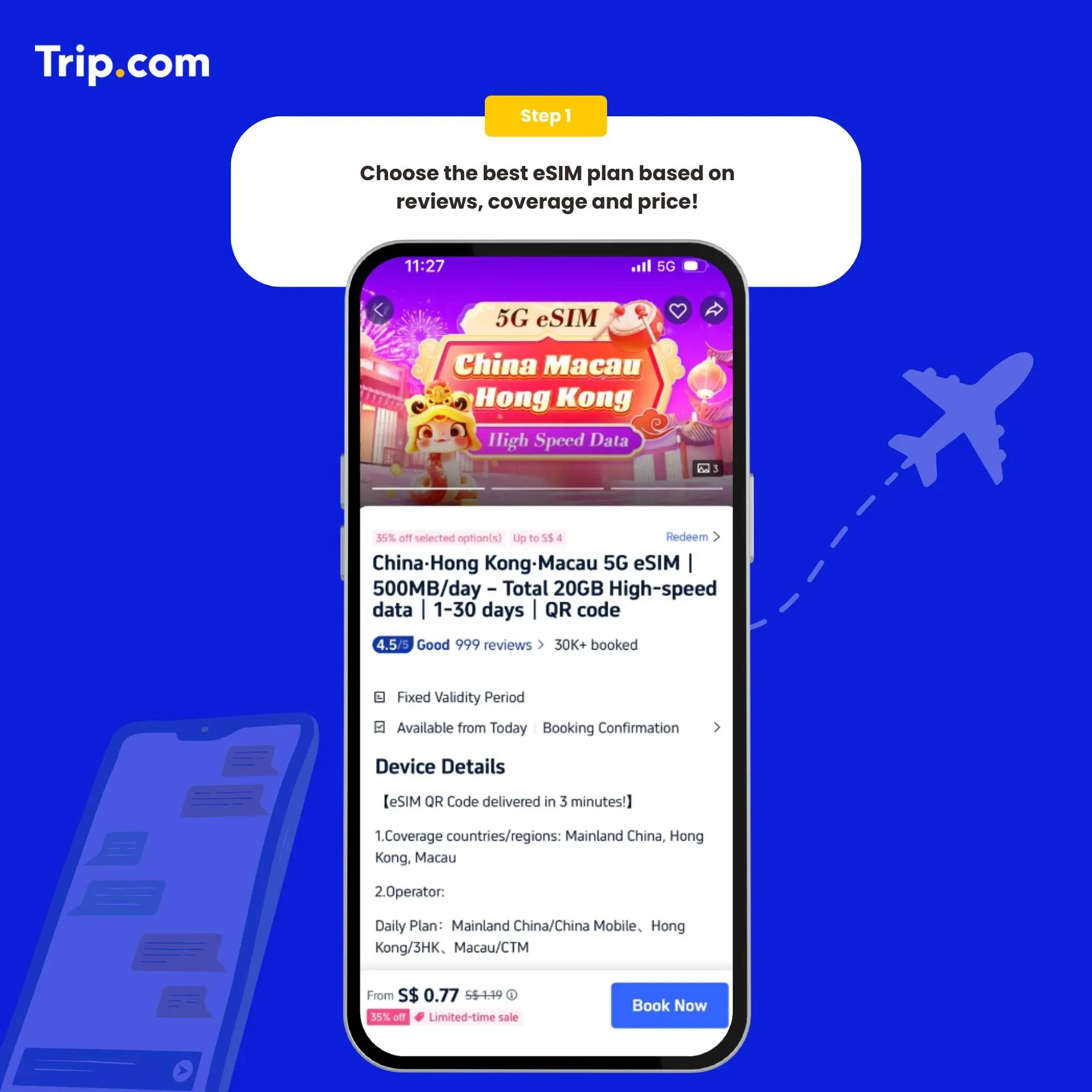 Step 1: Choose the best eSIM plan