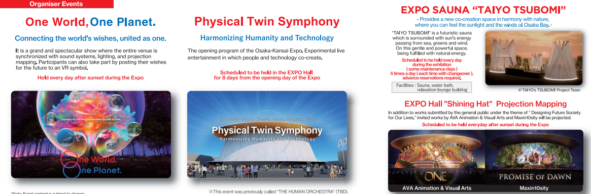 Main Event Venues at Expo 2025 Osaka