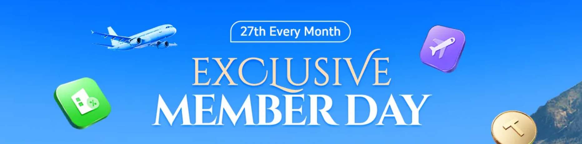 新加坡 Trip.com 优惠码: Trip.com 会员日