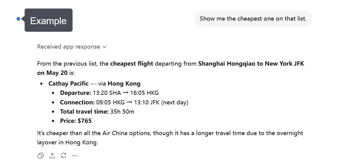 How do I compare flight and train options after the first search?