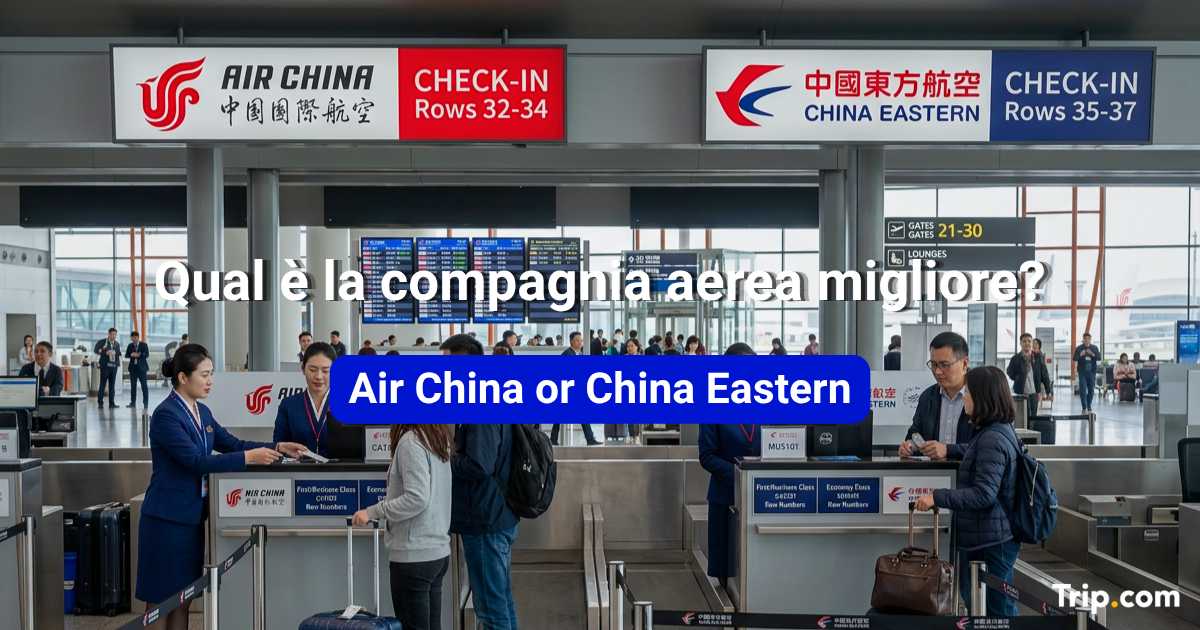 Air China o China Eastern: quale compagnia aerea è migliore?